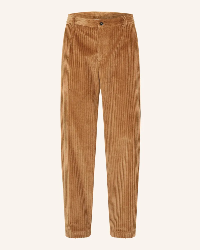 Dolce & Gabbana Cordhose Slim Fit beige Cognac