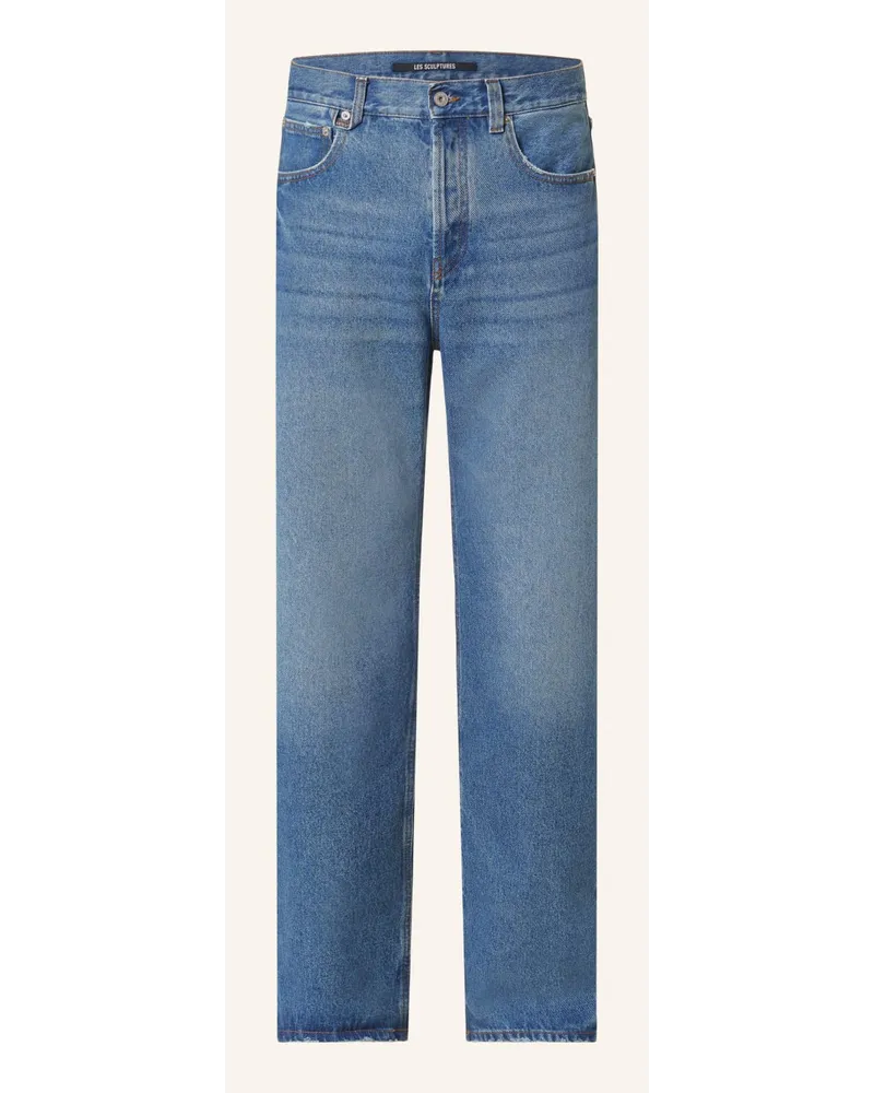 Jacquemus Jeans LE DE NIMES DROIT Regular Fit Blau