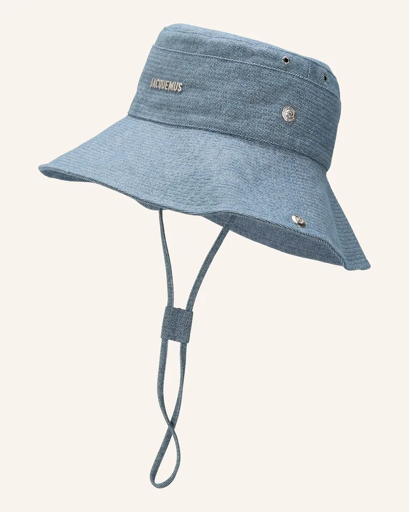 Jacquemus Bucket-Hat Le Bob De-Nimes blau Blau