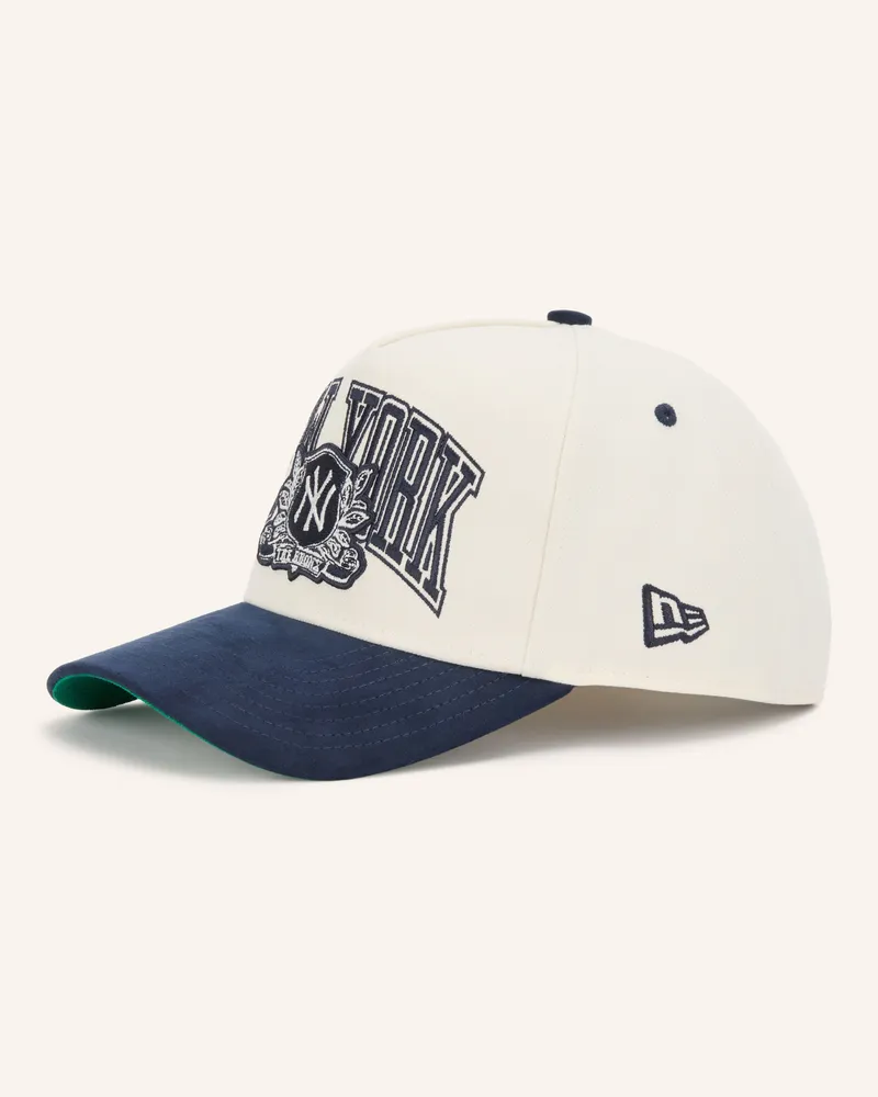 New Era Cap Wordmark Suede E-Frame beige Creme