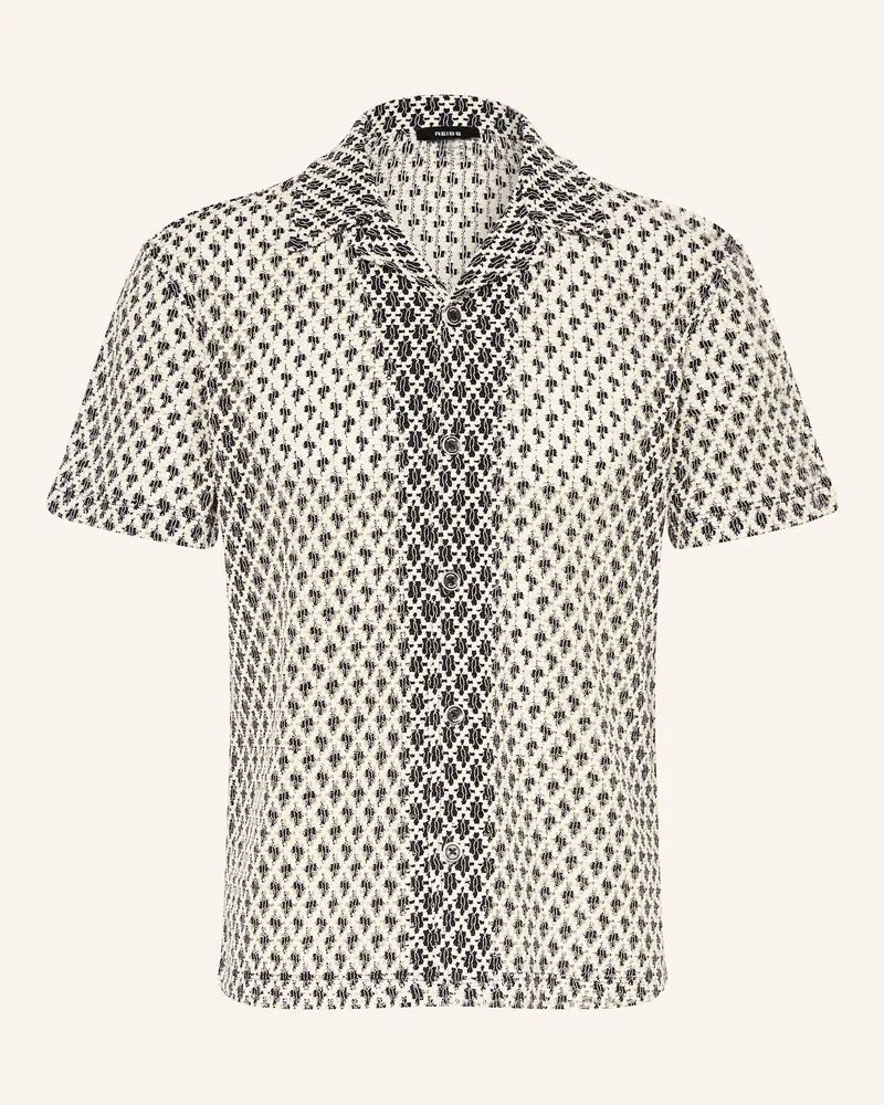 Reiss Strick-Resorthemd STERLING Comfort Fit Dunkelblau