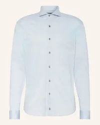 van Laack Jerseyhemd Tailor Fit Blau