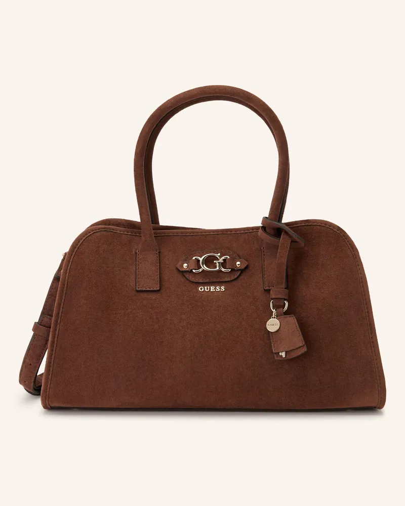 Guess Schultertasche Samantha braun Dunkelbraun