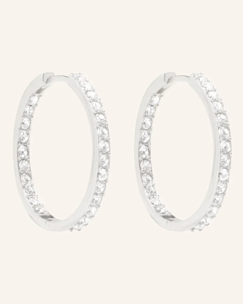 POMPIDOU Ohrringe LILLIAN MEDIUM PAVé by GLAMBOU Silber