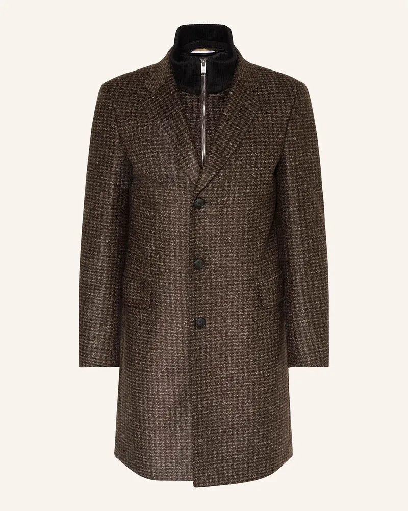 HUGO BOSS Mantel HYDE Dunkelbraun