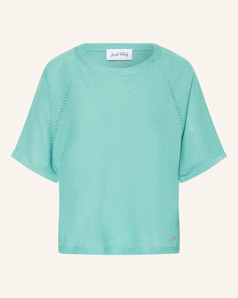 Joseph Ribkoff Strickshirt Mit Pailletten blau Türkis