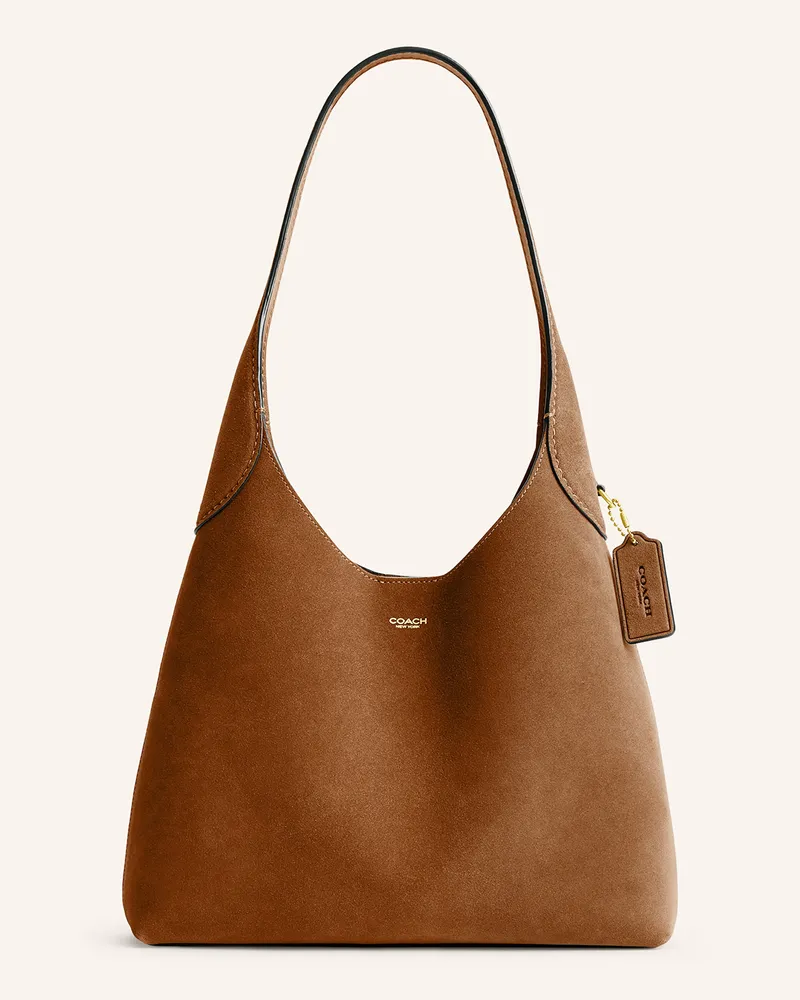 Coach Beuteltasche Brooklyn 28 braun Cognac