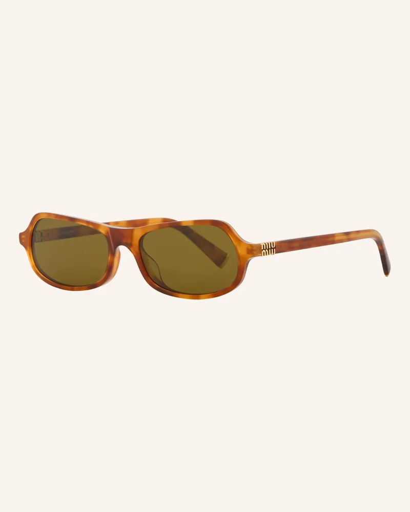 Miu Miu Sonnenbrille Mu b10su braun Havana