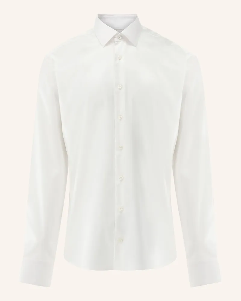 van Laack Hemd Slim Fit weiss Weiss