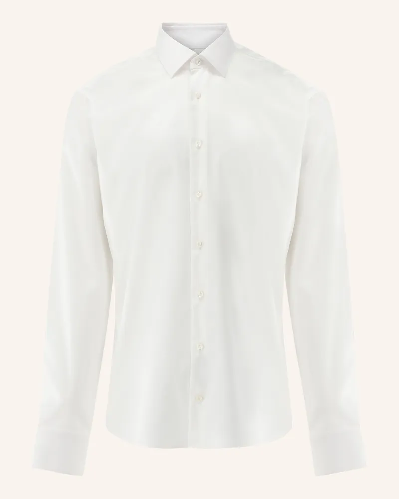 van Laack Hemd Slim Fit weiss Weiss