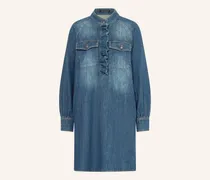 Jeanskleid mit Rüschen
