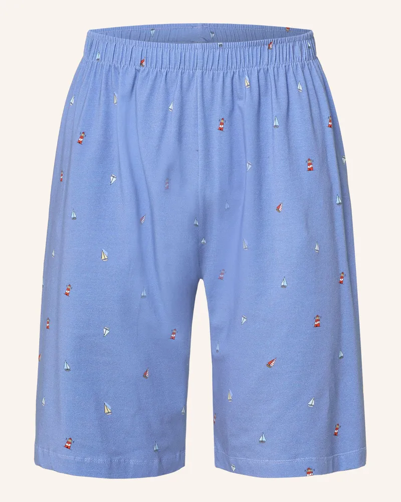 Strokesman's Schlafshorts Hellblau