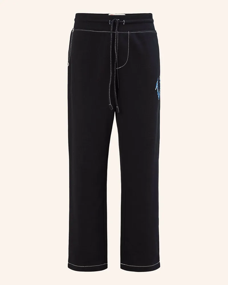 True Religion Sweatpant Baggy Big T Schwarz