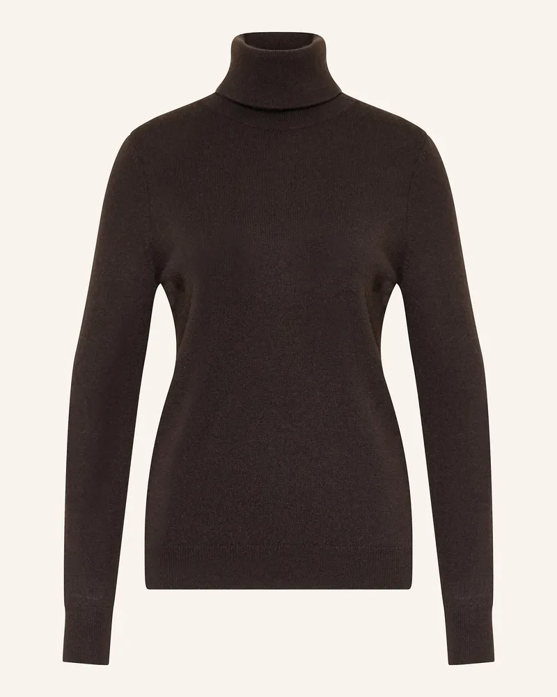 lilienfels Rollkragenpullover aus Cashmere Dunkelbraun