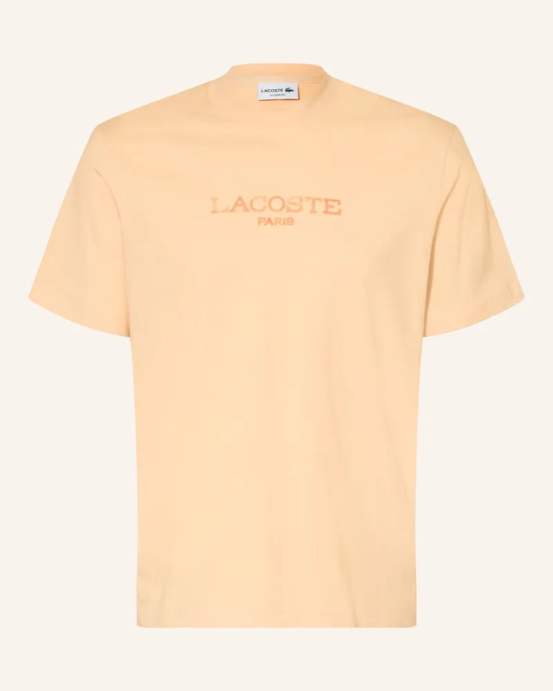 Lacoste T-Shirt rosa Hellorange