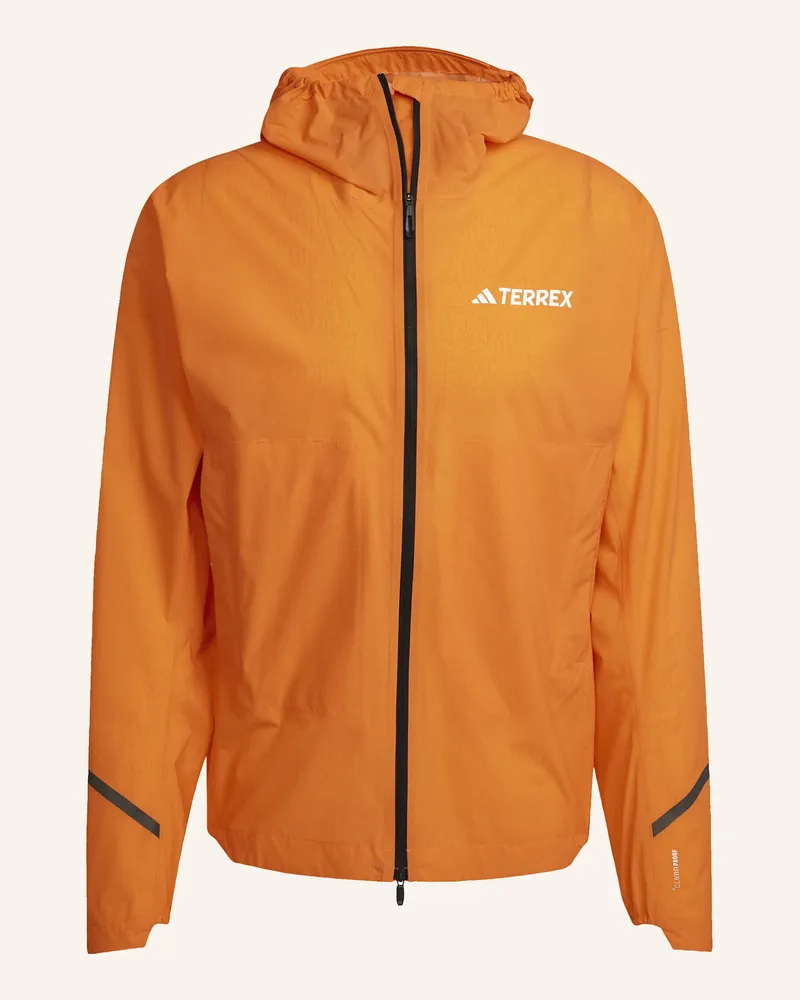 adidas TERREX XPERIOR 2.5 LAYER LIGHT CLIMAPROOF JACKE Orange