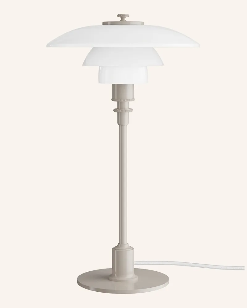 Louis Poulsen Tischleuchte Ph 2/1 beige Weiss