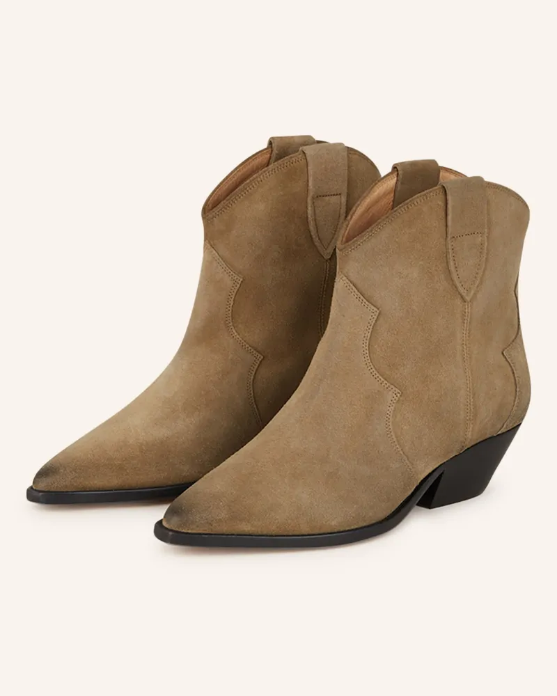 Isabel Marant Cowboy Boots Dewina grau Taupe