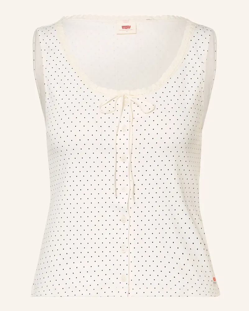 Levi's Levi's® Top Dry Goods Pointelle Mit Spitze weiss Weiss