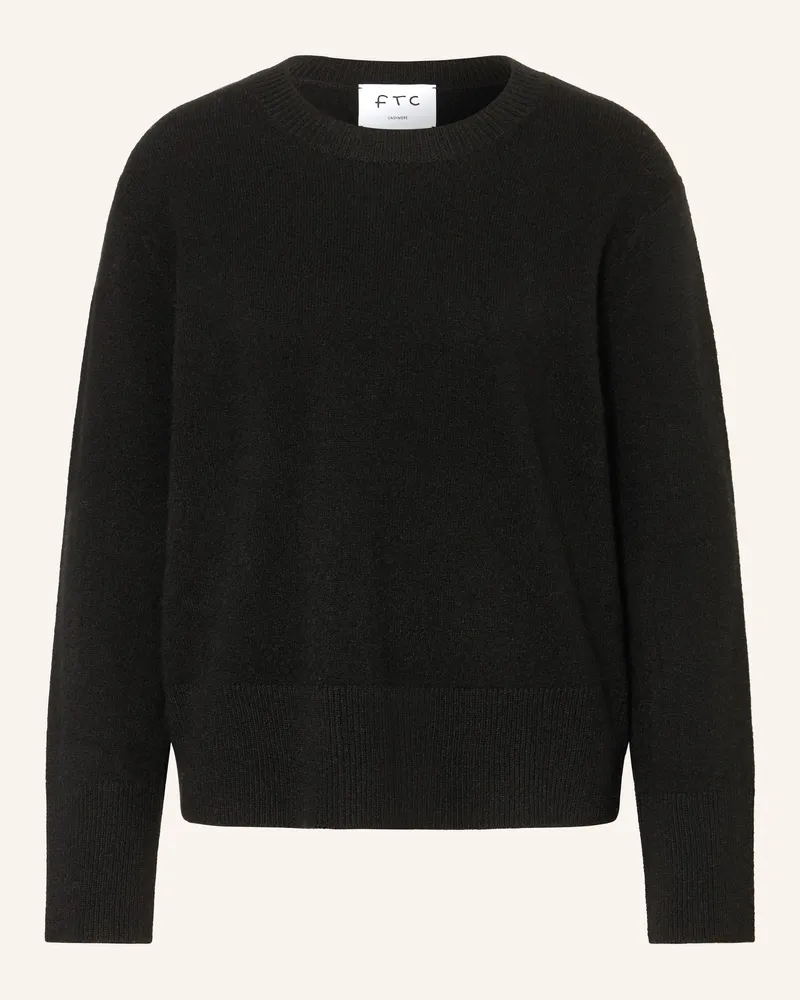 FTC Cashmere Cashmere-Pullover Schwarz