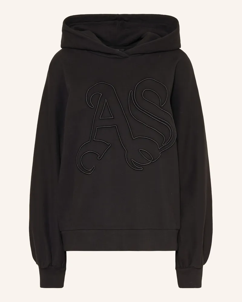 AllSaints Oversized-Hoodie Artia schwarz Schwarz