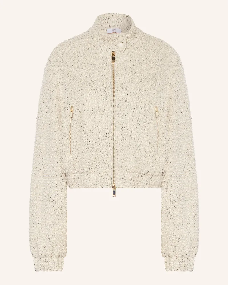 Riani Bouclé-Jacke beige Creme
