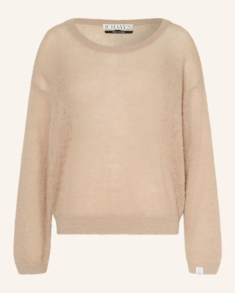 10Days Pullover Mit Alpaka beige Rosé