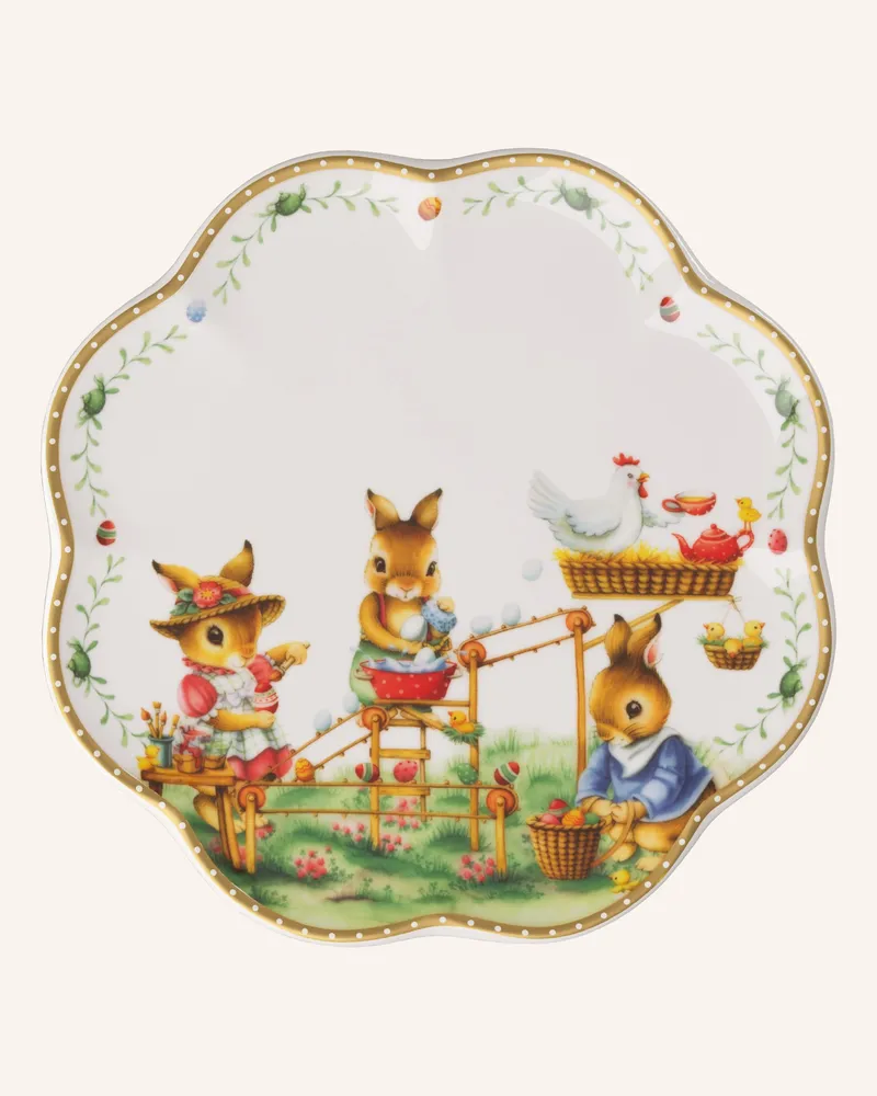 Villeroy & Boch Jahresteller 2026 Annual Easter Edition weiss Gelb