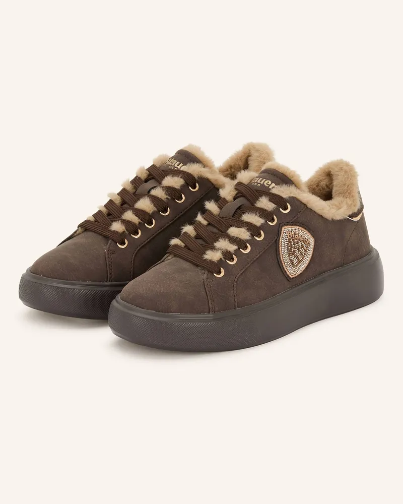 Blauer Sneaker VENUS05 Dunkelbraun