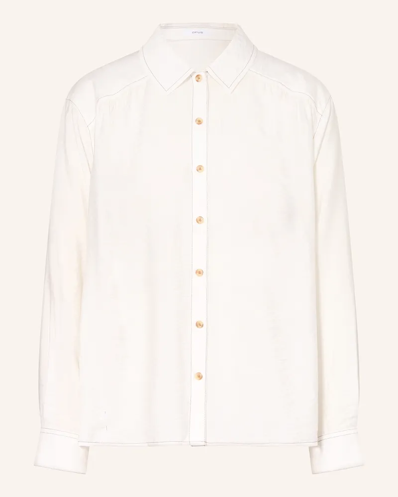 OPUS Hemdbluse Famiga weiss Weiss