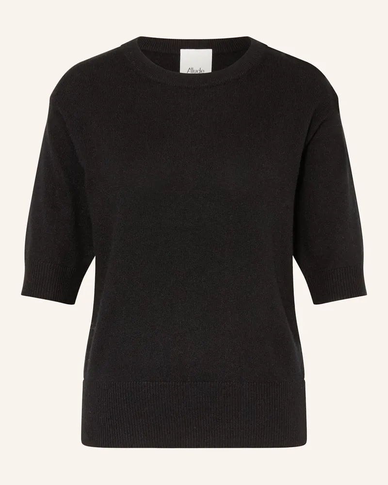 ALLUDE Strickshirt aus Cashmere Schwarz