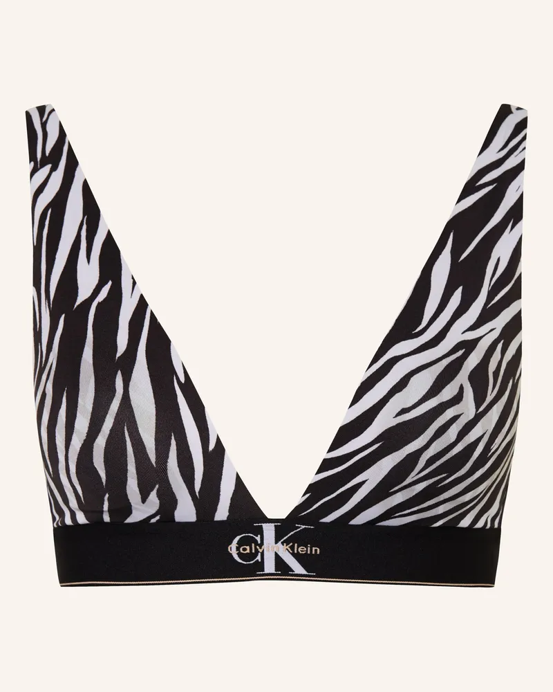 Calvin Klein Triangel-Bh schwarz Schwarz