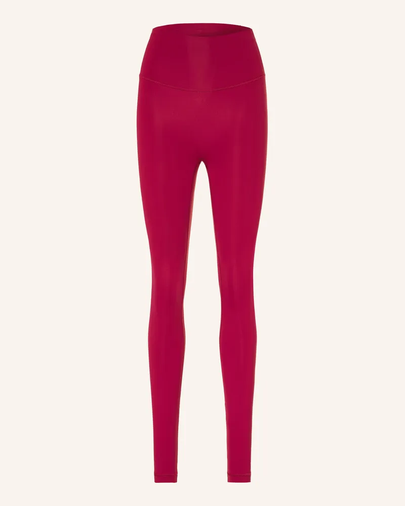LULULEMON Tights Wunder Hr 28in rot Dunkelrot