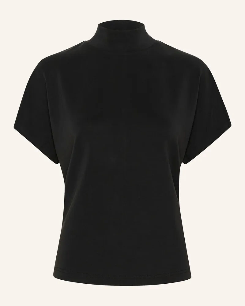 My Essential Wardrobe Kurzarmbluse Mwelle schwarz Schwarz