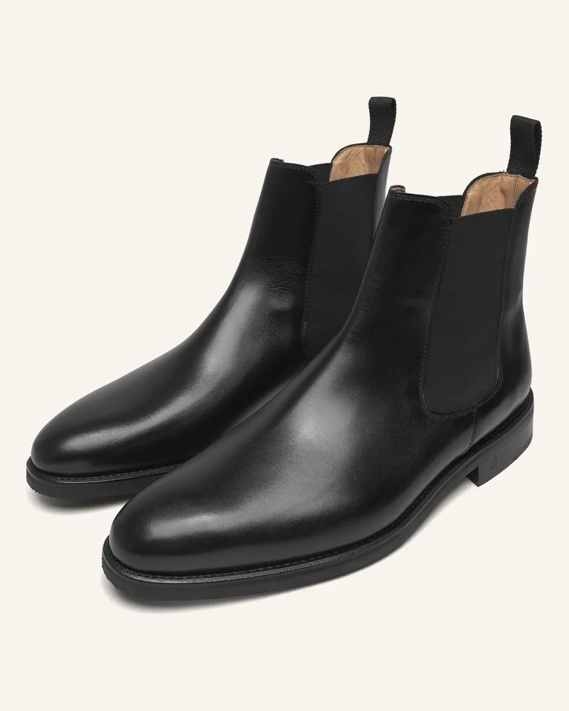 Henry Stevens Chelsea Boots Marshall cb2 schwarz Schwarz