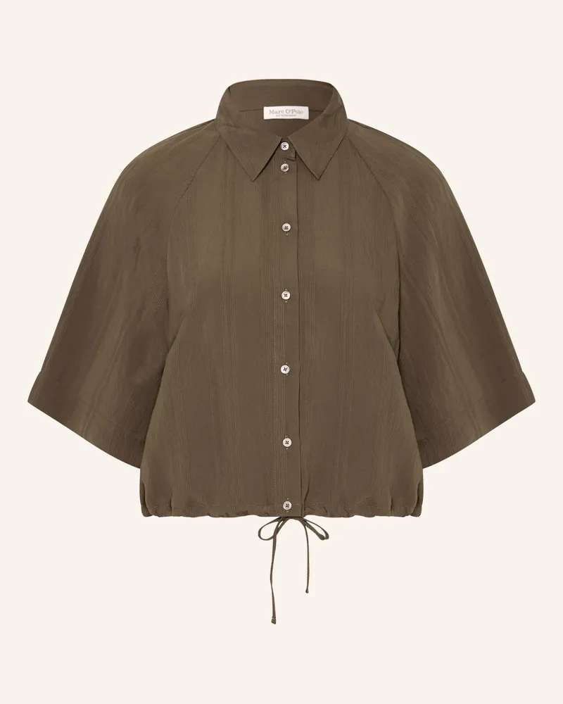 Marc O'Polo Hemdbluse braun Braun