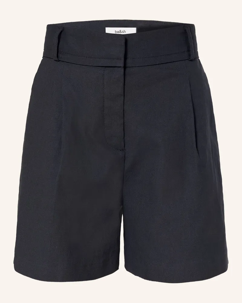 ba&sh Shorts Cilo Mit Leinen blau Dunkelblau