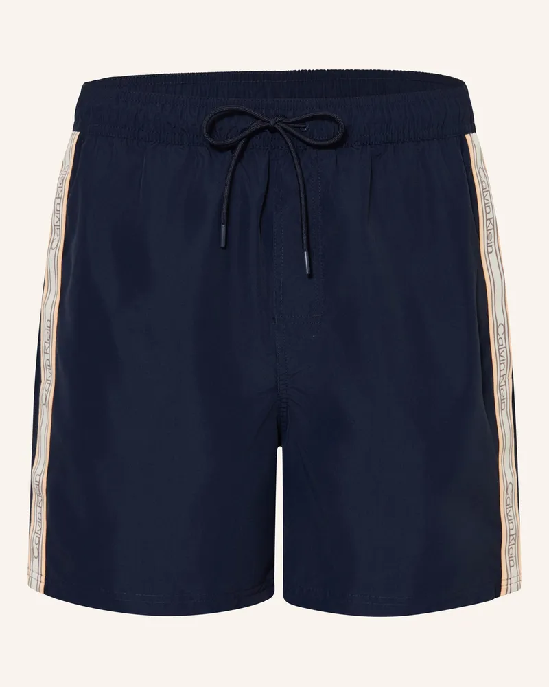Calvin Klein Badeshorts blau Dunkelblau