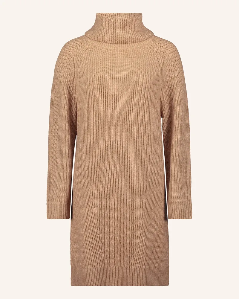 Betty Barclay Strickkleid mit hohem Kragen Camel