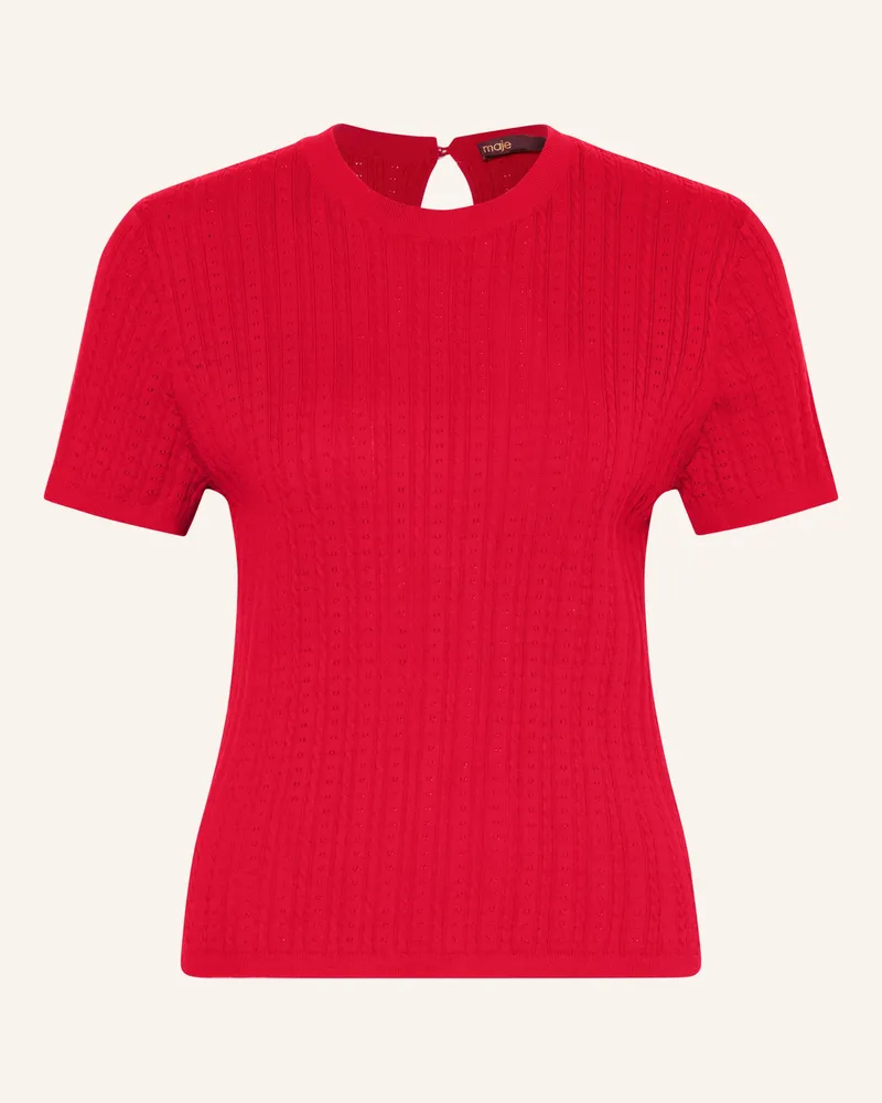 Maje Strickshirt Rot