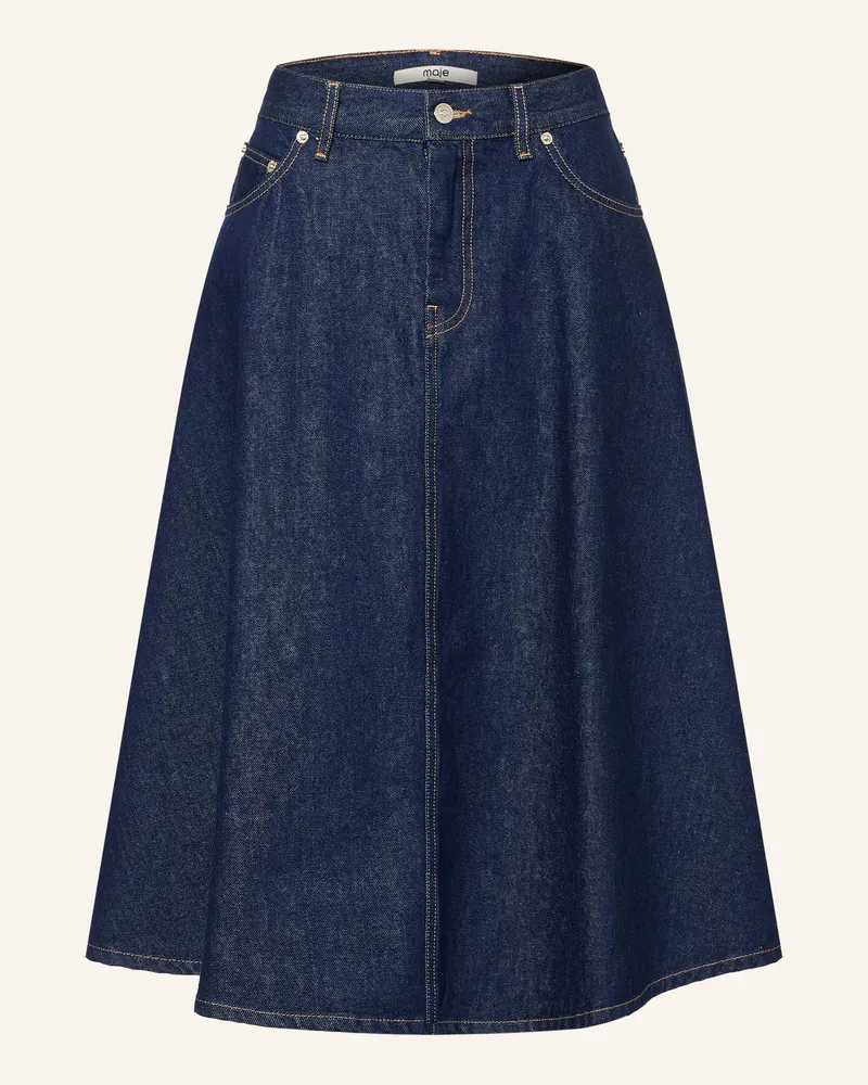 Maje Jeansrock blau Dunkelblau