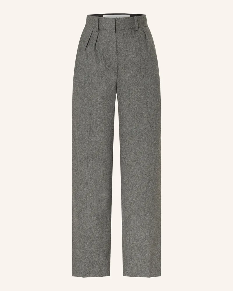 ba&sh Marlenehose Wani Aus Flanell grau Grau