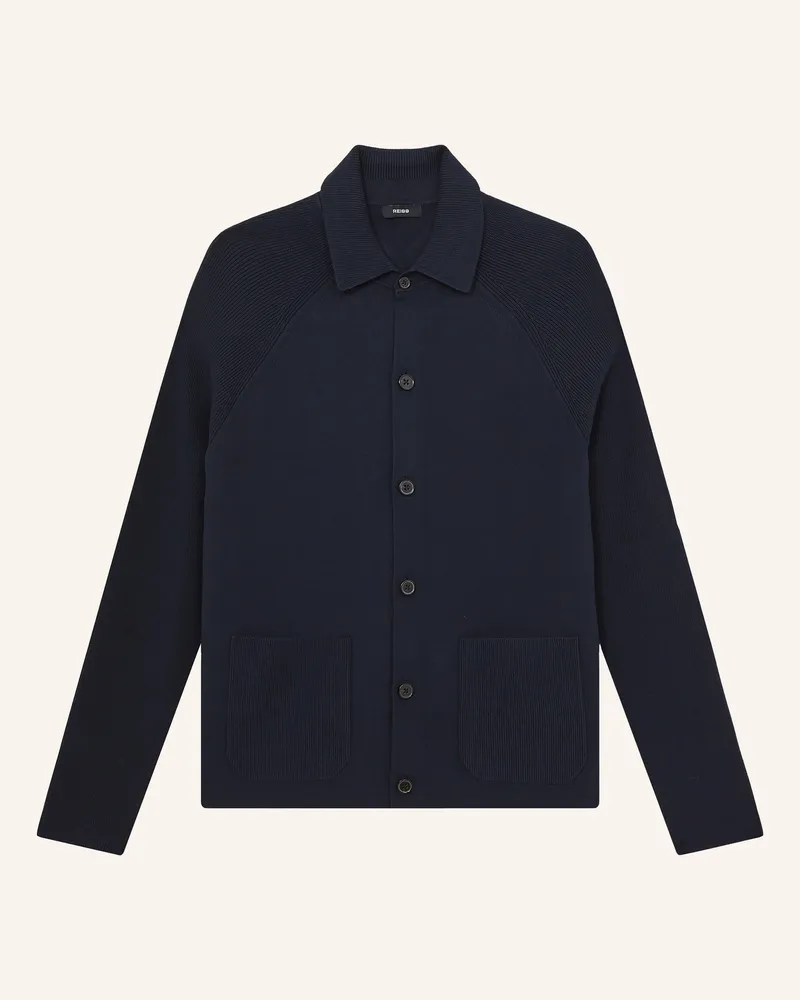 Reiss Strickjacke FITZGERALD Dunkelblau