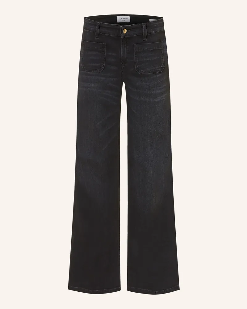 Cambio Flared Jeans Amara schwarz 5112