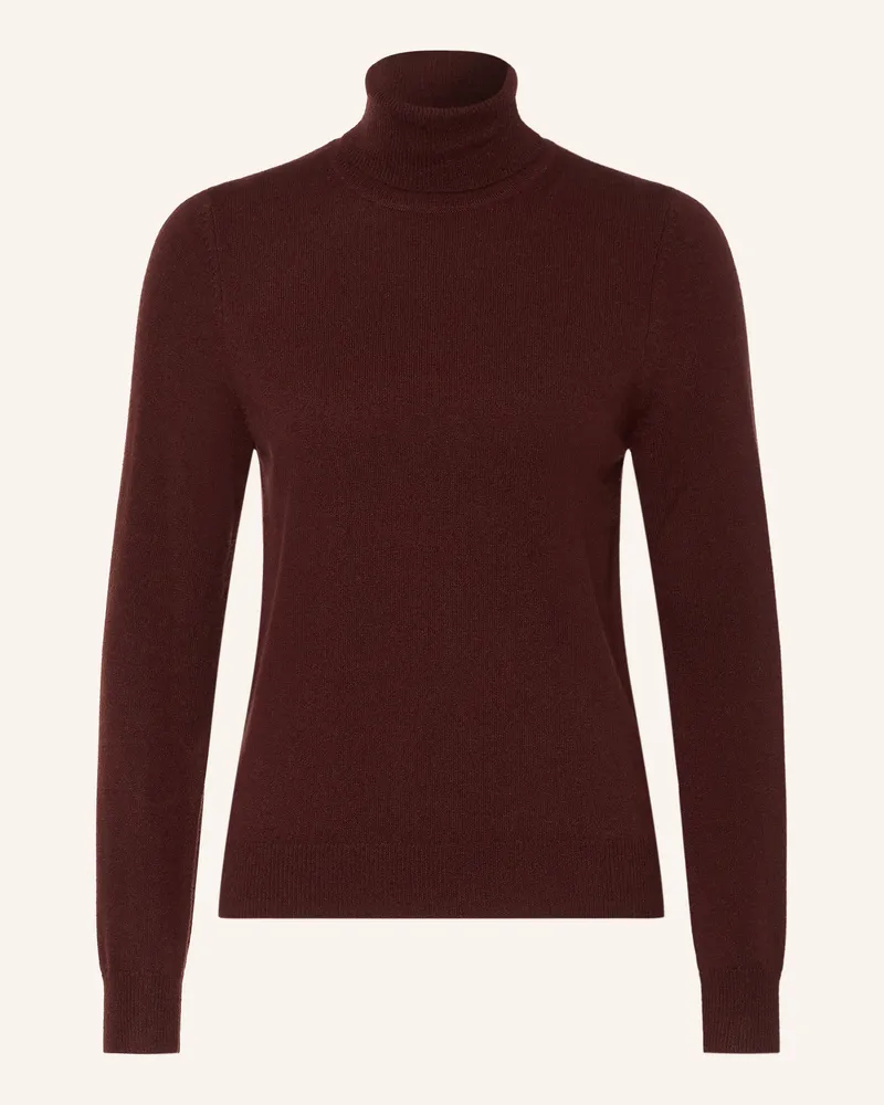 Repeat Rollkragenpullover Aus Cashmere rot Dunkelrot