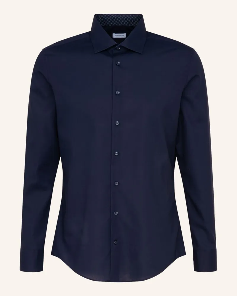 Seidensticker Hemd Shaped Fit blau Dunkelblau