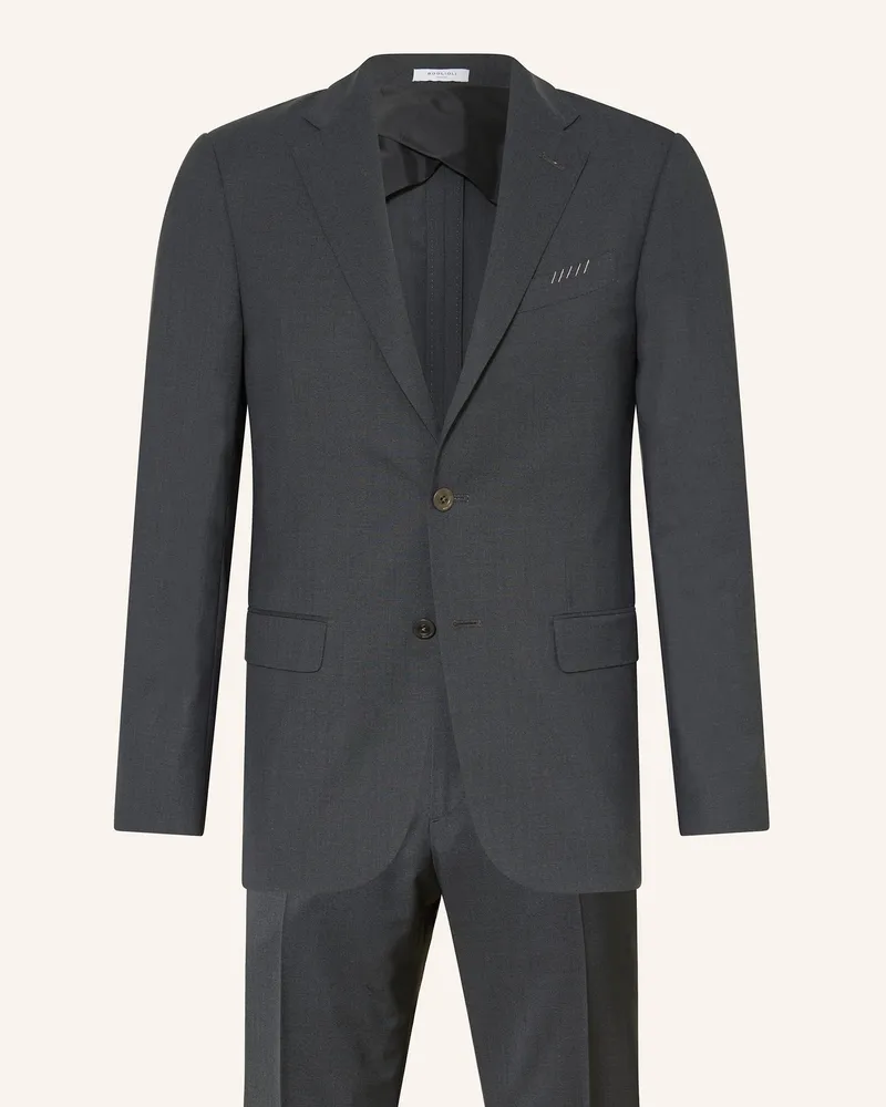 Boglioli Anzug Extra Slim Fit grau Dunkelgrau