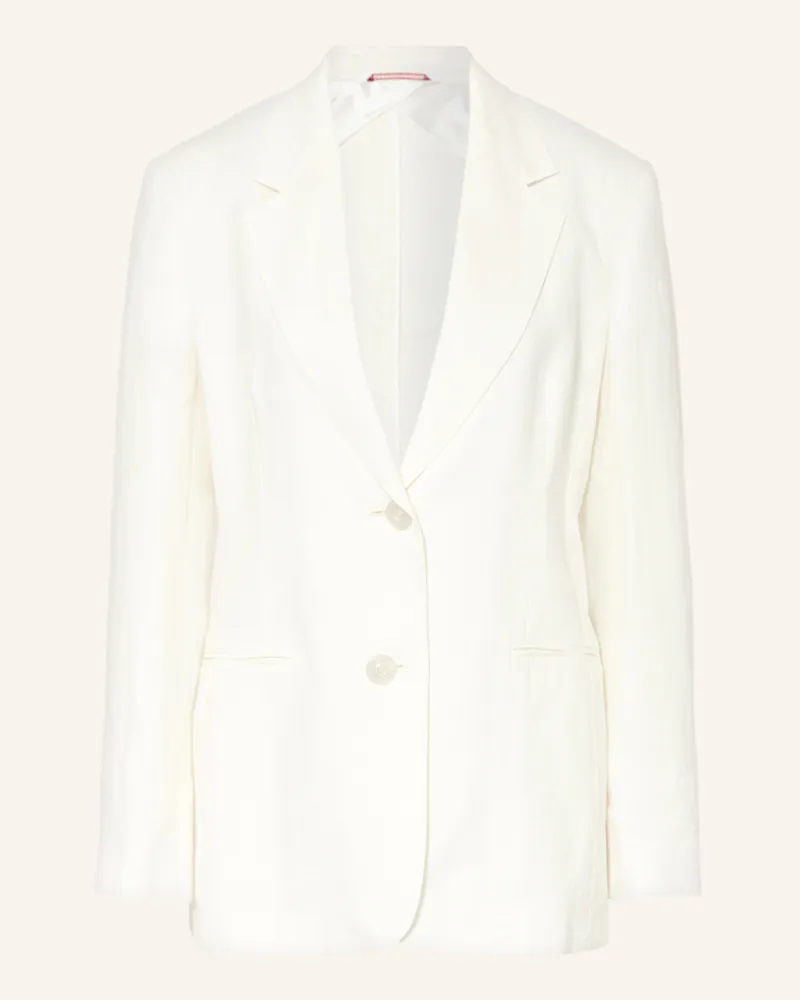 Max Mara Leinenblazer VANDEA Ecru