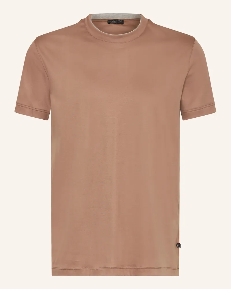 van Laack T-Shirt PILOS Braun