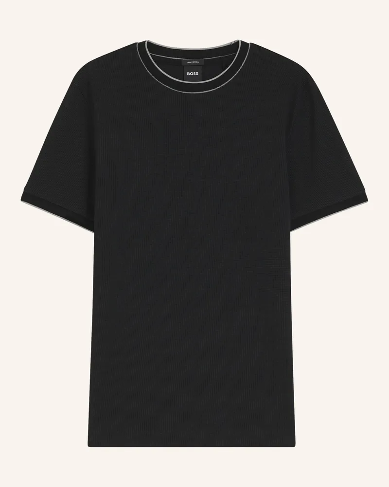 HUGO BOSS T-Shirt H-Thompson 81 Regular Fit schwarz Schwarz